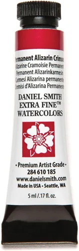 Vista 71 de DANIEL SMITH Pintura acuarela extrafina, tubo de 5 ml, rojo alizarina, 284610004