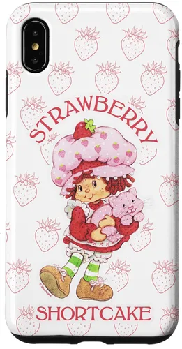 Vista 9 de iPhone 14 Strawberry Shortcake Cutie - Funda con diseño de fresas vintage