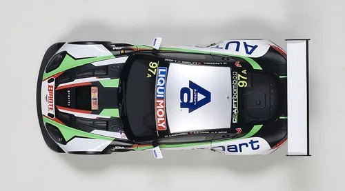 Vista 8 de Autoart Aston Martin V12 Vantage Bathurst Carrera de resistencia de 12 horas 2015 # 97 A. Macdowall/D. O'Young/S. Mucke 1/18 Model Car