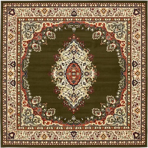 Vista 27 de Unique Loom - Alfombra de área estilo persa tradicional de la colección Reza, de 2 pies 2 pulgadas x 3 pies, colores negro y beige