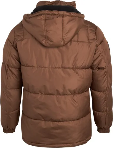 Vista 6 de Reebok Chaqueta de invierno para hombre, resistente al agua, acolchada, con capucha (S-XL)