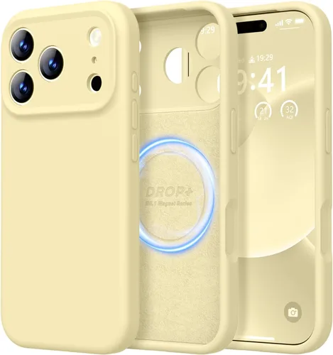Vista 256 de LOVE 3000 Diseñada para Funda iPhone Air, Silicona Premium [Compatible con Magsafe][Forro de Microfibra Suave Anti-Rayones] Funda Protectora