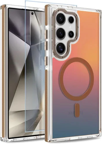Vista 265 de Funda magnética para Google Pixel 10 Pro XL [compatible con Magsafe] [bonito diseño fluorescente de moda] a prueba de golpes, delgada, translúcida