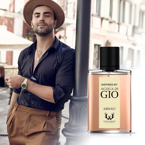 Vista 2 de Eau de Parfum – Fragancia acuática de larga duración para hombres – Perfume Spray de 3.4 fl oz con muestra de perfume adicional de 0.5 fl oz