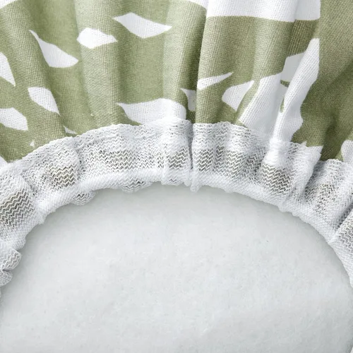 Vista 8 de Funda y almohadilla para tabla de planchar, 15 x 54 pulgadas, tamaño estándar, resistente, diseño de impresión de palma blanca