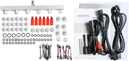 Vista 6 de Limpiador y probador de inyector Autool Launch CNC602A con transformador de 110 V