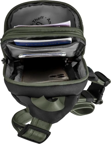 Vista 8 de Travelon Eslinga compacta antirrobo The Voyages Negro
