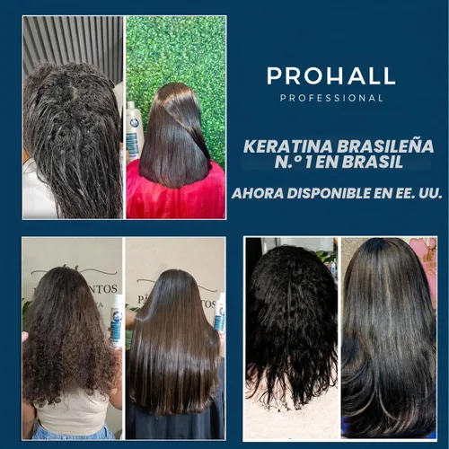 Vista 2 de Tratamiento de queratina brasileña Complejo de soplado-PROHALL SELECT ONE 4.05 oz - Tratamiento capilar de queratina sin formaldehído en casa-Para
