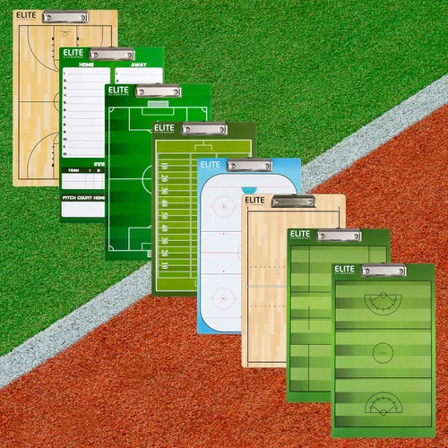 Vista 6 de Portapapeles para entrenadores de borrado en seco Baloncesto, Béisbol, Fútbol, Fútbol, Hockey, Voleibol, Lacrosse