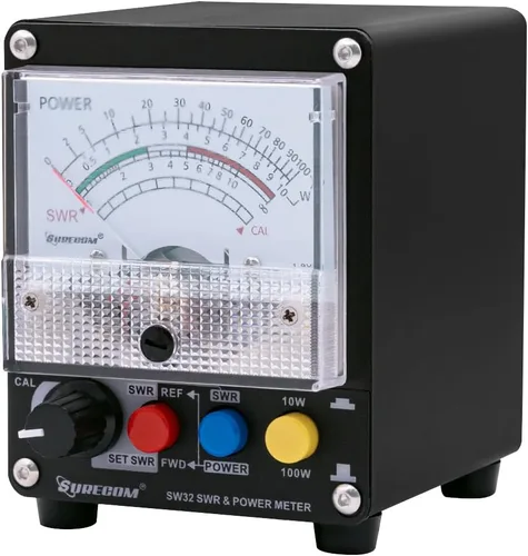Vista 2 de Mcbazel Surecom SW-32UV 125-525MHz 100Watt SWR & Power Meter Negro medidor de potencia