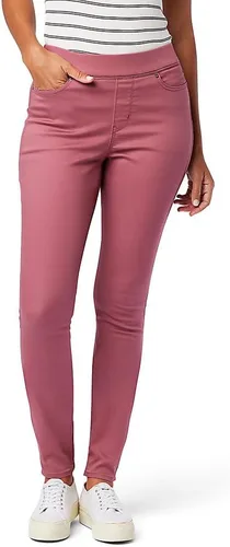 Vista 22 de Signature by Levi Strauss & Co. Gold - Pantalones de mezclilla ajustados, totalmente moldeadores, con cierre de cremallera, para mujer