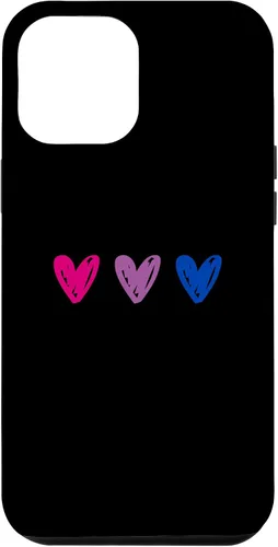 Vista 25 de iPhone 16 Bisexual Pride Hearts Bi Pride Flag Case