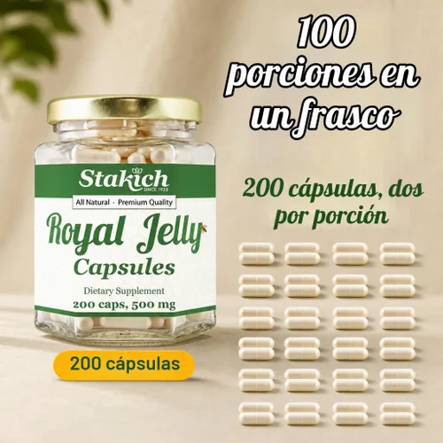 Vista 4 de Stakich Cápsulas de 500 mg (cápsulas de gelatina real de 500 mg (200 unidades)