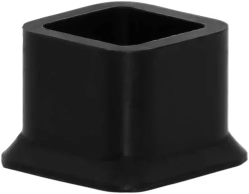 Vista 27 de Flyshop Tapones de PVC para patas de silla de patio, protectores de suelo cuadrados negros 10 unidades, 1 pulgada x 1 pulgada, 0.984 x 0.984 in
