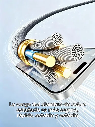 Vista 3 de Cable divisor USB tipo C QC3.0 de carga rápida, 4 en 1 multiUSB C