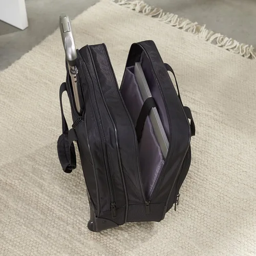 Vista 12 de Amazon Basics Funda con ruedas para laptop, 15.6 pulgadas, color negro