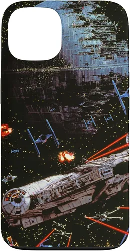 Vista 7 de Star Wars Return of the Jedi Death Star II Battle - Carcasa negra para iPhone 17