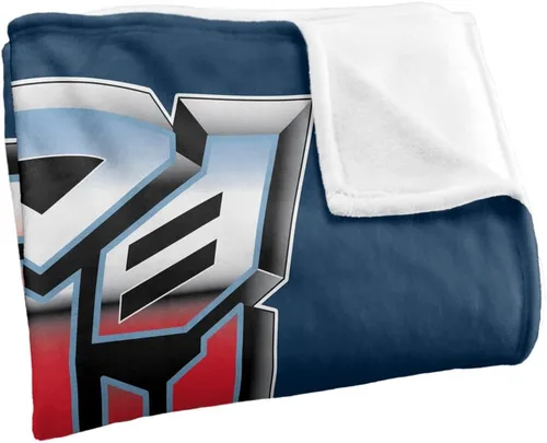 Vista 3 de Transformers Autobot Airbrush Logo Silky Touch Manta súper suave 36 x 58 pulgadas