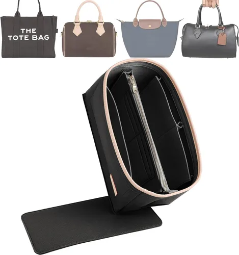 Vista 27 de Doxo Organizador de fieltro para bolso LV Speedy 20, Alma BB, Noe, Beige