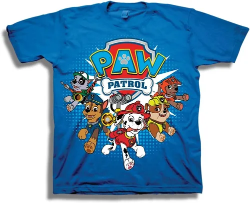 Vista 3 de Paw Patrol Camiseta de manga corta para bebé niño Azul marino
