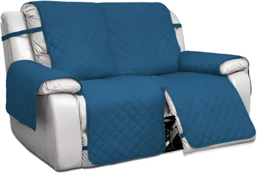 Vista 17 de PureFit Fundas de Sofá Reversibles Resistentes al Agua para Sofá Reclinable de 3 Asientos - Funda Antideslizante para Sofá Reclinable Dividido de 3