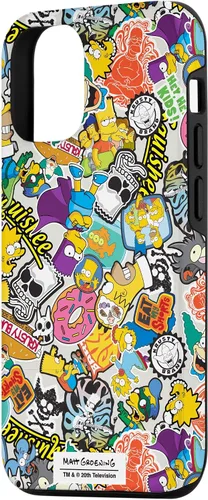 Vista 2 de iPhone 12/12 Pro The Simpsons Sticker Collage Case