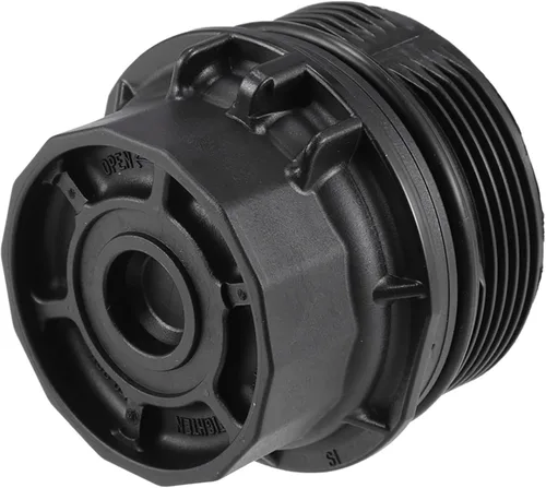 Vista 5 de X AUTOHAUX Cubierta negra del casquillo del filtro del motor del aceite del coche para Toyota para Lexus para Scion para Pontiac 15620-0T010