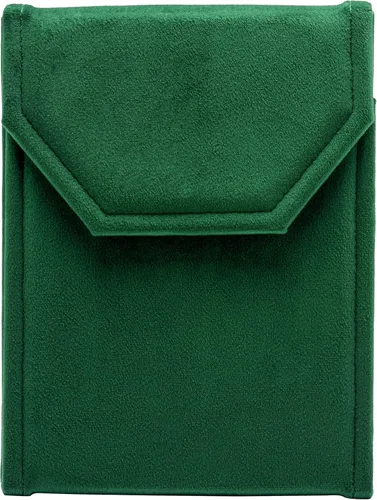 Vista 16 de Collar de terciopelo Joyería Carpeta de viaje Estuche de almacenamiento (Beige)