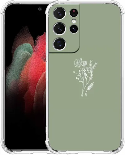 Vista 8 de Funda de collage estético para Samsung Galaxy S21, patrón de citas positivas, funda de TPU suave de moda compatible con Galaxy S21