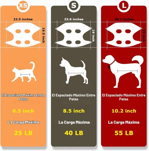 Vista 2 de Arnés de Hamaca de Aseo para Gatos para Perros Pequeños, Bolsa de Sujeción de Hamaca para Mascotas, Cabestrillo de Aseo para Perros para Recortar