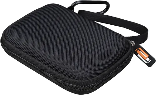 Vista 5 de Estuche rígido de EVA compatible con discos duros externos Kosbees de 500 GB/1 TB, protección portátil para disco duro externo con bolsillo de malla