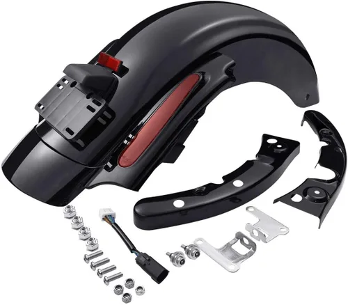Vista 13 de TCMT Juego de fascia de guardabarros trasero compatible con Harley Touring Road King CVO Road Glide Ultra Classic Electra Glide Street Glide