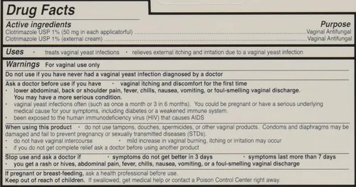 Vista 3 de Taro Clotrimazole 7 Crema Vaginal 1.59 oz (Paquete de 2)