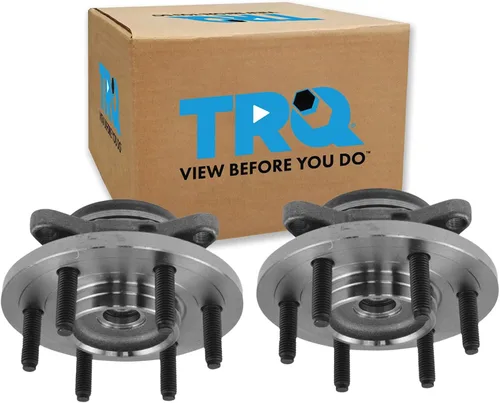 Vista 101 de TRQ Juego de cojinete de rueda delantera y conjunto de cubo