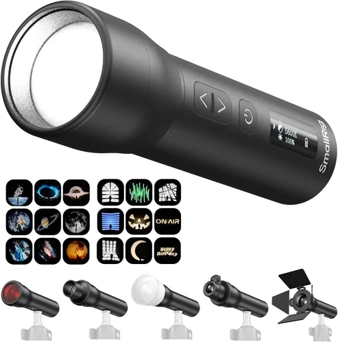 Vista 12 de SmallRig Linterna zoomable de la fotografía del RF 20C 20W LED, proyector