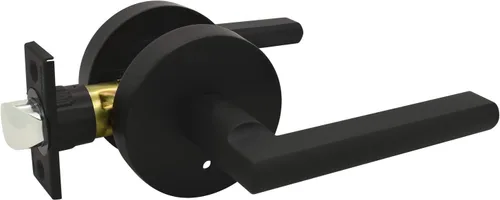 Vista 14 de Nuk3y Thor Series Slim Round Modern Contemporary (cerrojo de seguridad [cilindro único], negro mate)
