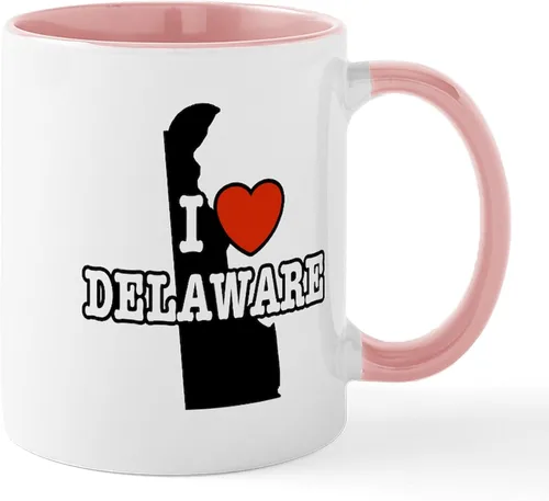 Vista 16 de CafePress Delaware (DE) Euro Mug Taza de café de cerámica de 11 oz (11.0 fl oz)