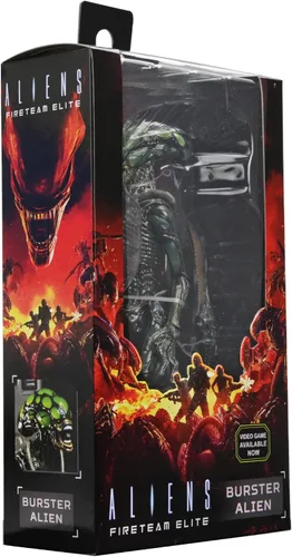 Vista 2 de NECA - Figura de acción Aliens Fireteam Elite Burster Alien de 7 pulgadas