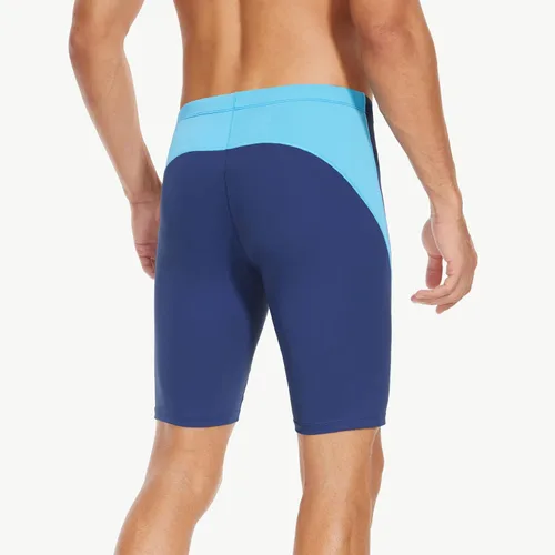 Vista 2 de Fiteng Bañadores de natación para hombre - Trajes de baño de resistencia para entrenamiento deportivo de competición de competición Tallas 32-42