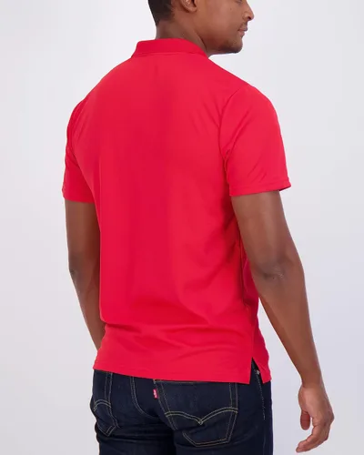 Vista 4 de Paquete de 3 Polo de manga corta para hombre, ajuste clásico, de secado rápido, cuello con bolsillo