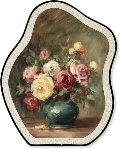 Vista 40 de KVEKVE Dark Academia - Decoración ovalada enmarcada para pared, paisaje gótico, naturaleza, luna Moody, decoración colgante, para pared o mesa
