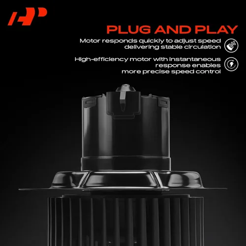 Vista 4 de A-Premium Motor soplador de calefactor delantero HVAC compatible con Ford F-150, F-250, F-350, Bronco, F-450 Super Duty, F Super Duty - Reemplazar #