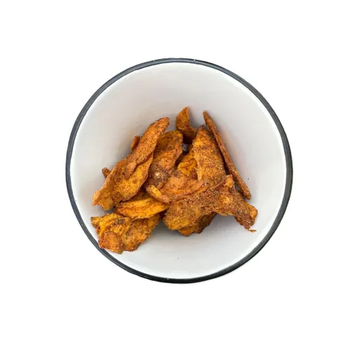 Vista 5 de Oso Snacks Mango Chile Seco Bolsa de 7 Oz Sin Azúcar Añadida Sin Conservantes 100% Fruta Sin OGM Simplemente Fruta. Simplemente
