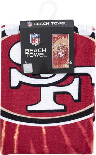 Vista 4 de Northwest NFL San Francisco 49ers - Toalla de playa unisex para adultos, 30 x 60 pulgadas, psicodélico