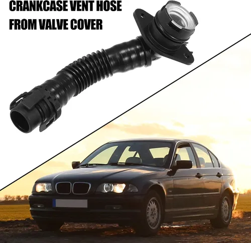 Vista 2 de X AUTOHAUX 11127584128 Manguera de ventilación del cárter del coche para BMW X3 X5 X6 2011-2017
