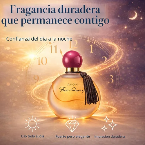 Vista 5 de Eau de Parfum Far Away Spray perfume para mujeres, 1.7 onzas fluidas, Avon