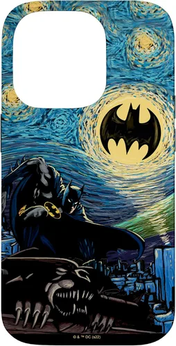 Vista 17 de DC Comics Batman Starry Night Style Painting Case para iPhone 17