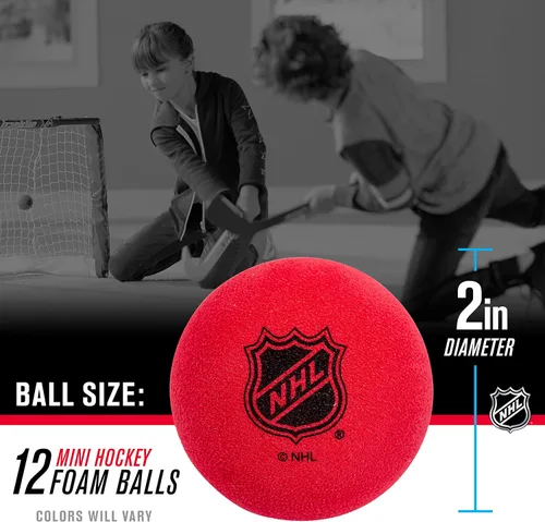 Vista 3 de Franklin NHL Foam Mini Hockey Balls -12 Pack