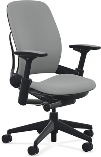 Vista 9 de Steelcase Ruedas duras tapizadas Leap - Onyx Negro