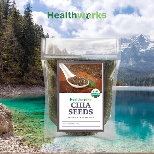 Vista 7 de Semillas de chía Healthworks de 3 libras y 6 libras